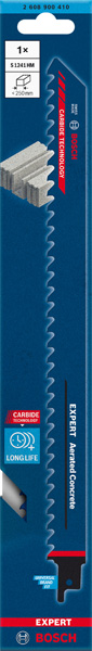 EXPERT ‘Aerated Concrete’ S 1241 HM Säbelsägeblatt, 1&nbsp;Stück Produktbild img8 L