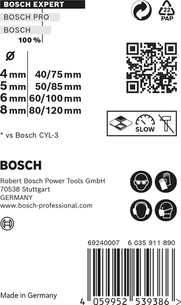 EXPERT MultiConstruction CYL-9 Bohrer-Set Produktbild img1 L