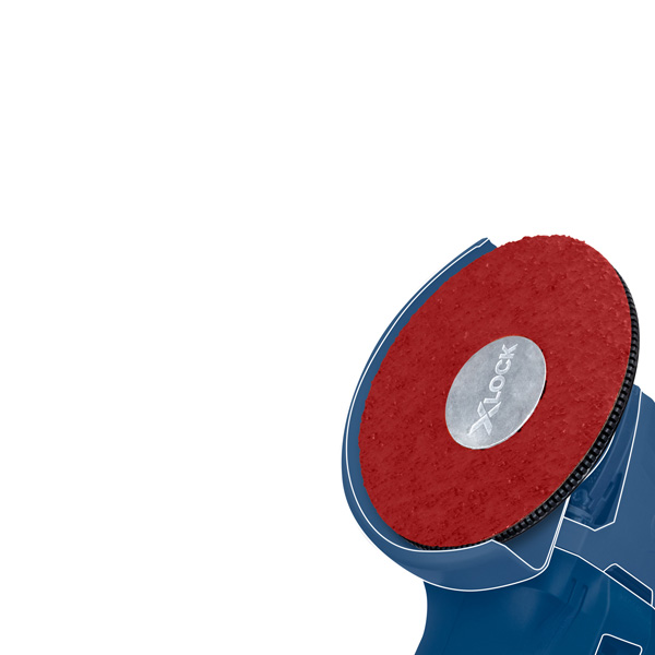 X-LOCK Stützteller 125 mm mittelhart. Für kleine Winkelschleifer Produktbild img7 L