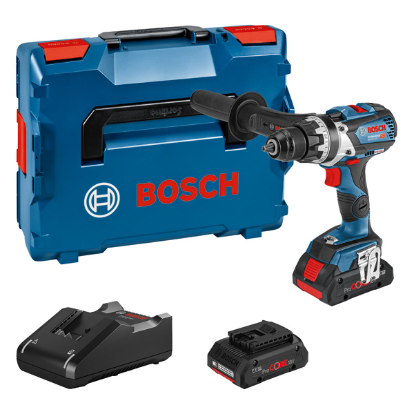 Akku-Bohrschrauber GSR 18V-110 C, 2 x Akku ProCORE18V, Schnellladegerät, L-BOXX Produktbild img1 L