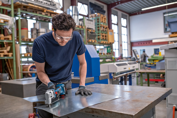 Akku-Schere solo GSC 18V-16 E Bosch ohne Akku ohne Ladegerät Karton Produktbild img4 L