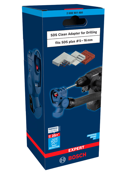 Absaugadapter EXPERT SDS CLEAN Plus-8X für Bohrer Ø 6-10mm Bosch Produktbild img8 L
