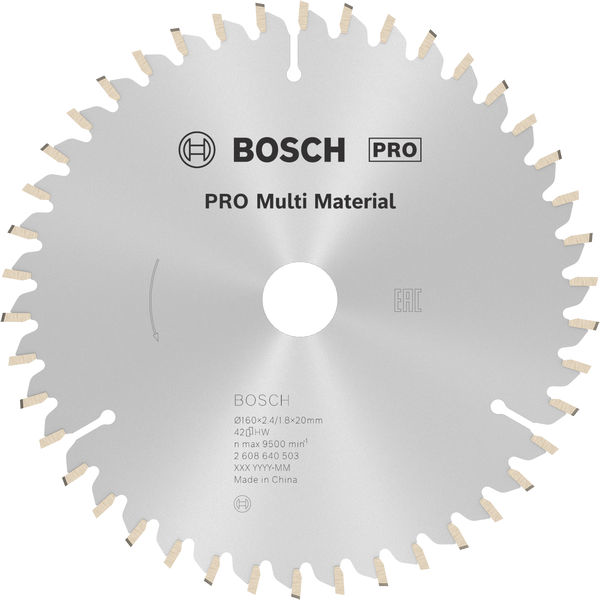 Bosch Kreissägeblatt Multi Material. Für Handkreissägen Produktbild img1 L