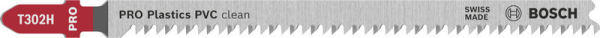 Stichsägeblatt T 302 H Bosch VE à 5 Stück Clean for PVC Produktbild img1 L