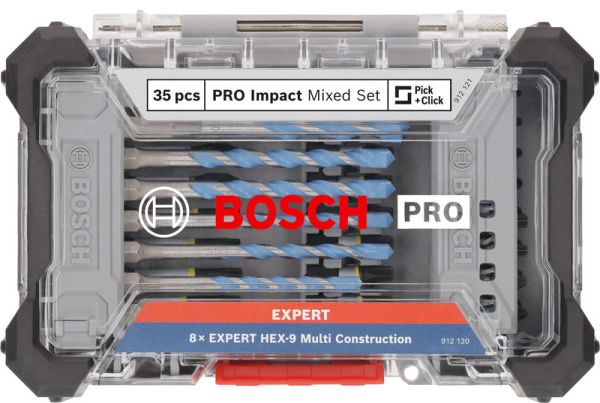 PRO Impact Schrauberbits und Multi Construction Bohrer Set, 35-tlg. Produktbild img3 L