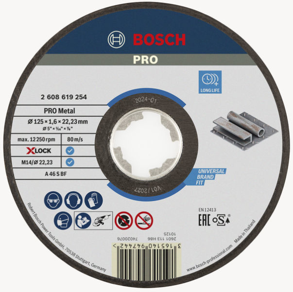 Bosch X-LOCK Metall-Trennscheibe Produktbild img1 L