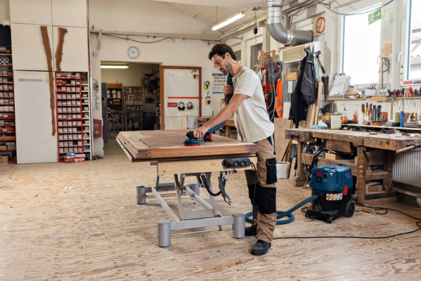Akku Excenterschleifer GEX 18V-150-3 Bosch ohne Akku ohne Ladegerät L-Boxx Produktbild img2 L