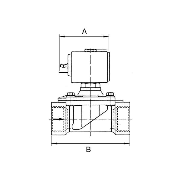 2/2-MV,MS,NC,zwangsg,230-240V,50-60Hz,16VA,NBR,G1,PN0-16bar Produktbild img4 L
