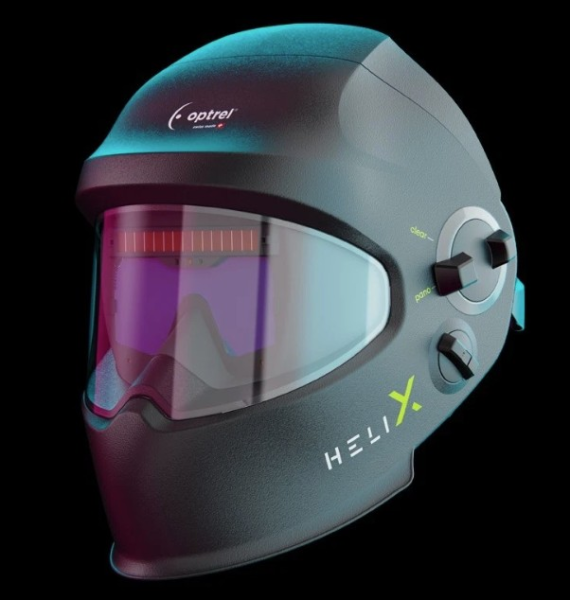 Optrel Automatikschweißhelm helix quattro schwarz, DIN 4/5-14 Produktbild img1 L