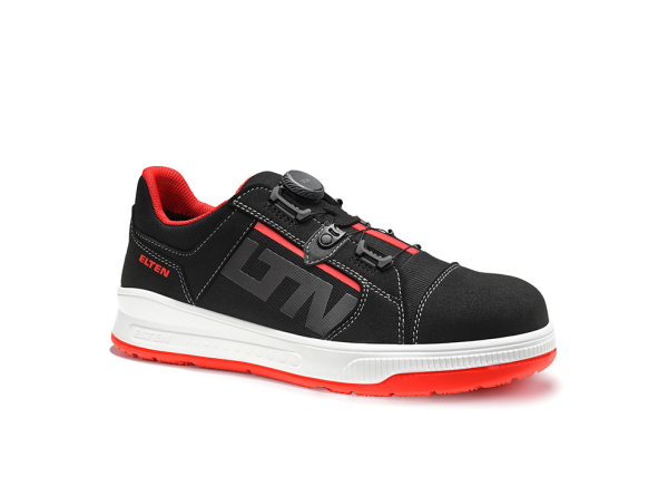 Sicherheitshalbschuh ISAAK XXST BOA® black-red Low ESD S2 Produktbild img1 L