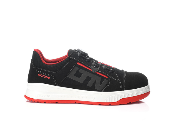 Sicherheitshalbschuh ISAAK XXST BOA® black-red Low ESD S2 Produktbild img2 L