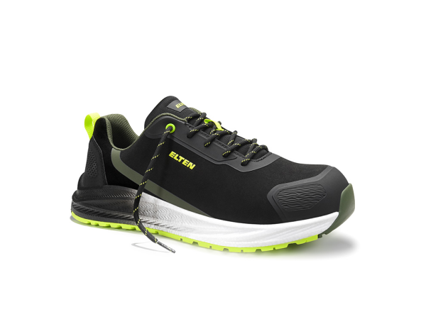 ELTEN Sicherheitshalbschuh LEEVI XXNF black-lime Low ESD S3S Produktbild img1 L