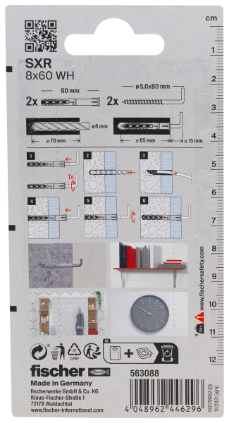 Langschaftdübel SXR 8x Produktbild img5 L
