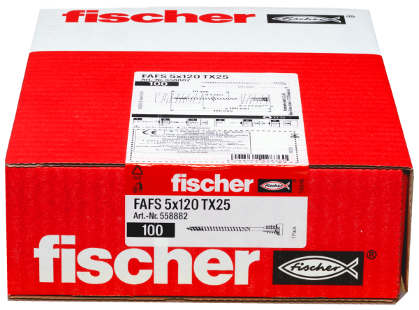 Justierschraube FAFS 5,0x120 TX25 100 Produktbild img2 L