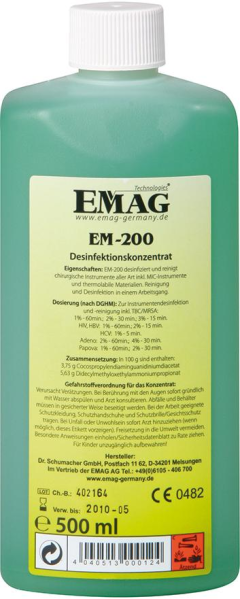 Desinfektionskonzentrat EM-200 500ml Produktbild img1 L