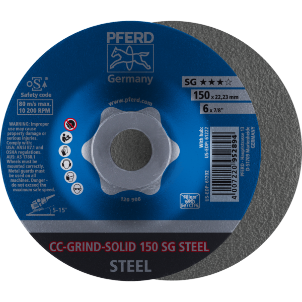 CC-GRIND (inkl. SOLID, FLEX, STRONG) CC-GRIND-SOLID 150 SG STEEL Produktbild img1 L