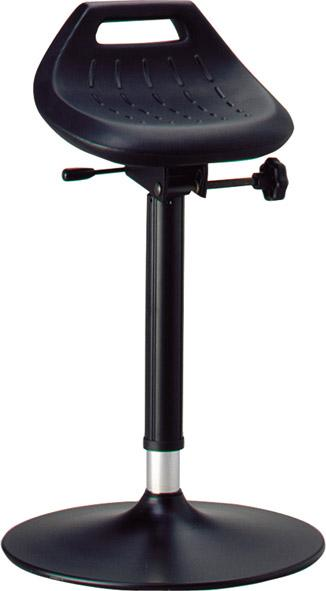 Bimos Stehhilfe 9454-2000Integralschaum schwarz Sitzhöhe 650-850 mm mit Tellerfuß Produktbild img1 L