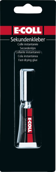 Sekundenkleber 3g Tube E-COLL Produktbild img1 L