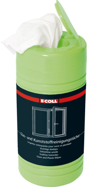 Wischtuch für Glas und Kunststoff, 80 TücherE-COLL Produktbild img1 L