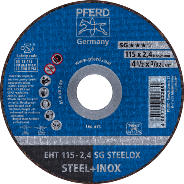 Trennscheiben EHT 115-2,4 SG STEELOX Produktbild img1 L