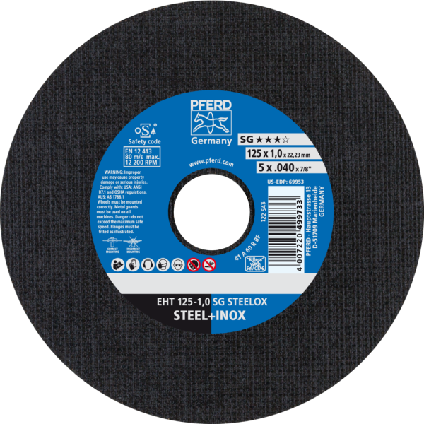 Trennscheiben EHT 125-1,0 SG STEELOX (5) Produktbild img1 L