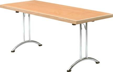 Klapptisch 120x70 cm Buchedekor,Gebog. Kufen Produktbild img1 L