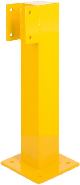 Endpfosten für Geländer H500xB140xT80 mm Stahl, RAL 1023 Produktbild img1 L