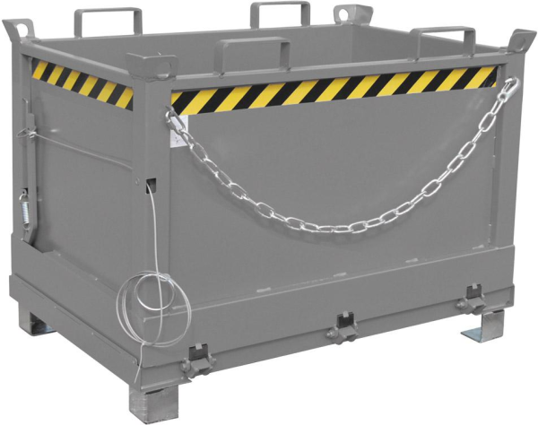 Klappbodenbehälter 500 l B1245xT840xH845 mm RAL7005 Tragkraft 1000kg Typ FB 500 Produktbild img1 L