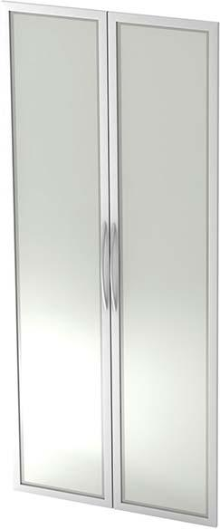 Drehtüren mit Bogengriff Paar Glastüren 5OH nicht abschließbar Türstärke = 1,9 cm Produktbild img1 L