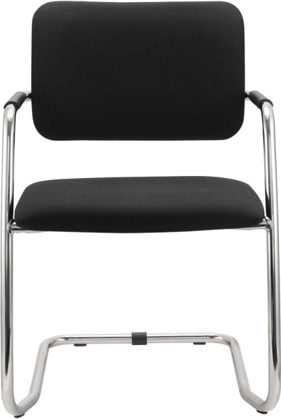 Besucherstuhl Freischwi. Schwarz ( 2 Stühle Set) Produktbild img1 L