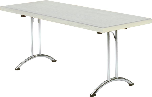 Klapptisch 180x70 cm grau, Gebog. Kufen Produktbild img1 L