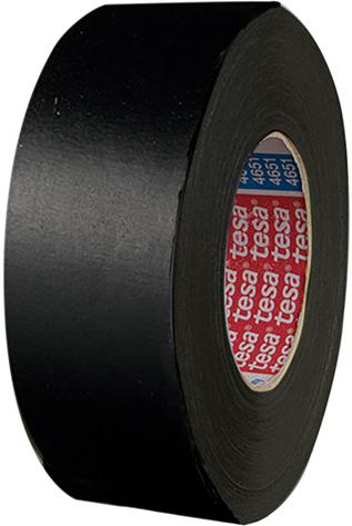 Klebeband schwarz Tesaband 4651 25mx50mm Produktbild img1 L