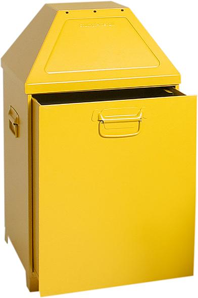 Abfallbehälter ca. 80 l sandgelb H660/870 mm Produktbild img1 L