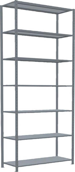 Großfach-Steckregal, verzinkt, Tragkraft 250 kg Produktbild img1 L