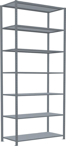 Großfach-Steckregal, verzinkt, Tragkraft 150 kg Produktbild img1 L