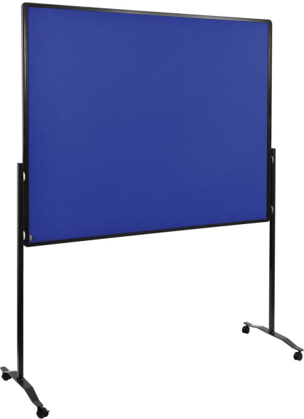 Moderationswand PREMIUM plus mobil Textil marineblau Produktbild img5 L