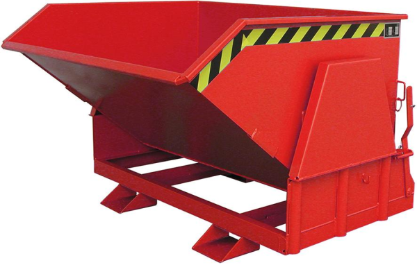 Kippbehälter BK 800 l B1150xT1430xH1070 mm RAL3000 Tragkraft 1500kg Produktbild img1 L