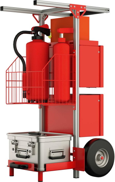 SafeCaddy "Brandschutz" mit Beladung SafeCaddy Brandschutz mit Beladung Produktbild img1 L