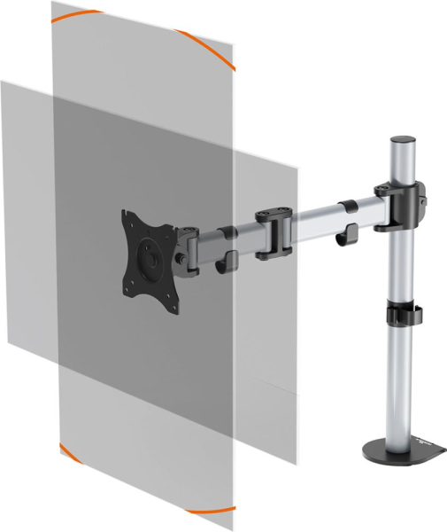 Monitor Halterung SELECT 1 Monitor bis 27" 8 kg Tischklemme Produktbild img4 L