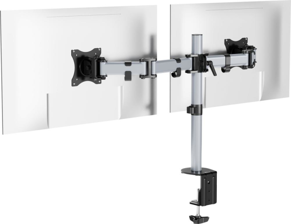 Monitor Halterung SELECT 2 Monitore bis 27" je 8kgTischklemme Produktbild img3 L