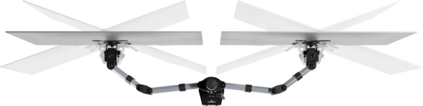 Monitor Halterung SELECT 2 Monitore bis 27" je 8kgTischklemme Produktbild img7 L