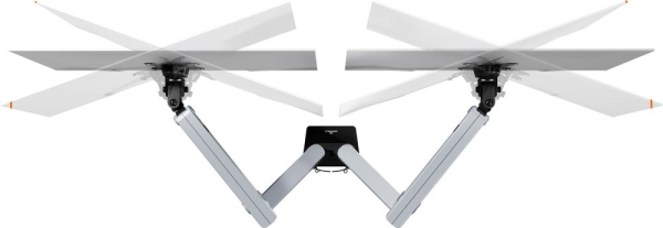 Monitor Halterung SELECT PLUS 2 Monitore bis 32" je 8kgTischklemme Produktbild img6 L