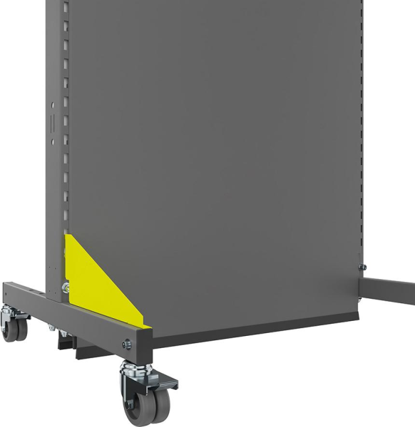 Warnblech Akustik Mobil B514xT32xH105mm steckbar RAL 1023 Produktbild img2 L