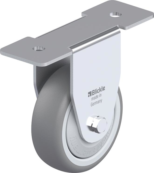 Bockrolle Rad-D75mm Gummi BPA-TPA 75KF-29 Produktbild img1 L