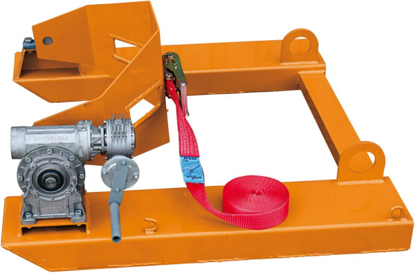 Fass- und Tonnenkipper Kette, Tragkraft 400kg 1 x Fass reinorange RAL 2004 Produktbild img1 L