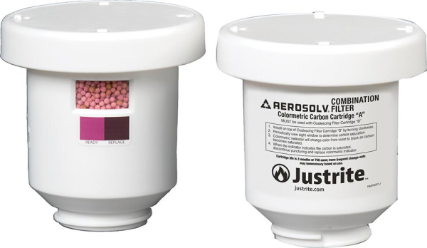 Aerosoldosen- Recyclingsystem Aktivkohle-Patrone farbwechselnd Produktbild img2 L