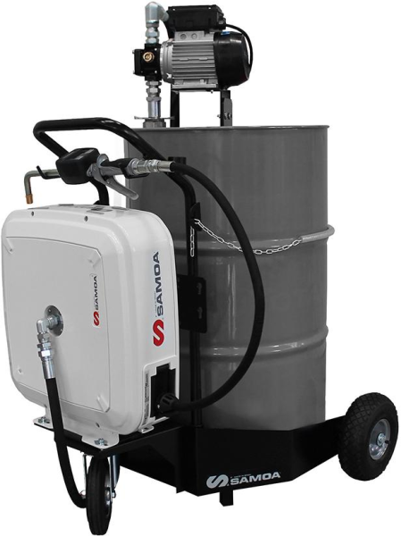 Elektrische Abfüllanlage Pumpmatic EZP 0.5 Basic 3-Rad-Fahrwagen auto. Schlauchaufroller Produktbild img1 L