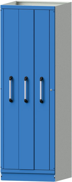 Vertikalauszugschrank B715xT720xH2200mm RAL 7035/5012 Produktbild img1 L