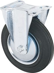 Rollensatz D 200 mm Vollgummi Lenk-und Bockrollen Produktbild img1 L