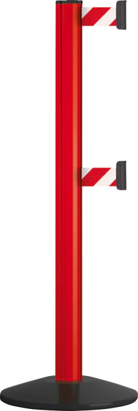 Gurtpfosten Safety rot Gurtlänge 3,70 m Gurt rot/weiß "Safety Double" Via Guide Produktbild img1 L